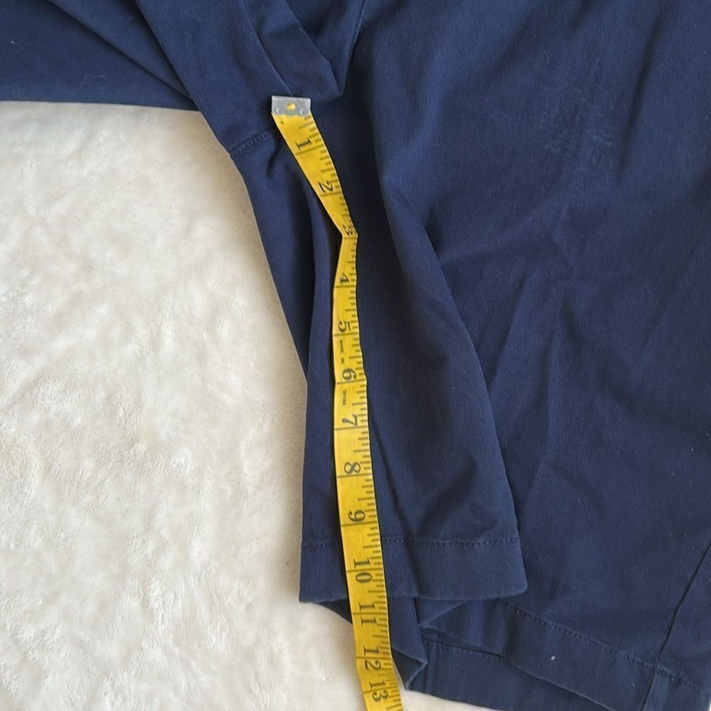 Roundtree & York Navy Flat Front Shorts Tall, size 42, NWT - Picture 7 of 7